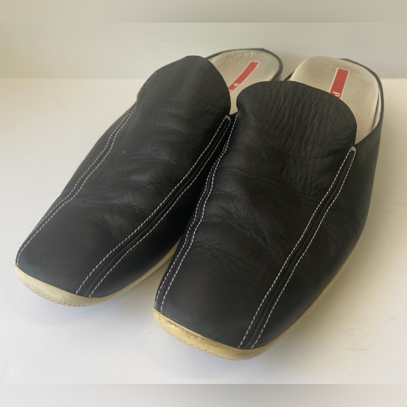 Prada Black Mules size EU 37.5 - Picture 1 of 9